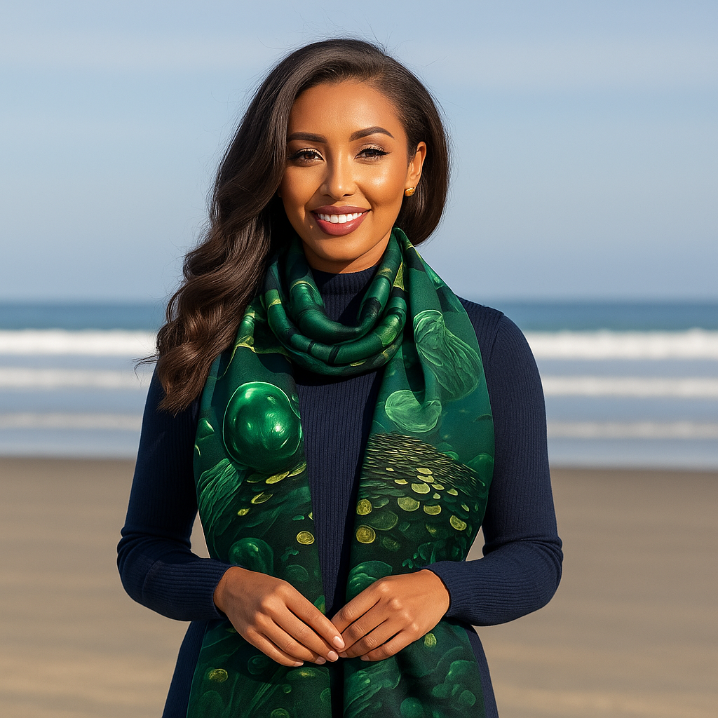 Silk texture close-up